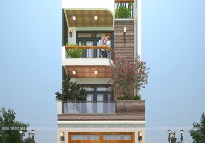 Mẫu thiết kế nhà 4 tầng công năng gồm 5 phòng ngủ Sự lựa chọn hoàn hảo cho gia đình bạn